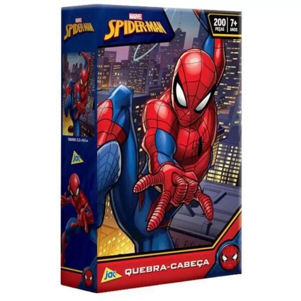 Quebra Cabeca Homem Aranha 200 Pecas +7 Anos Toyster