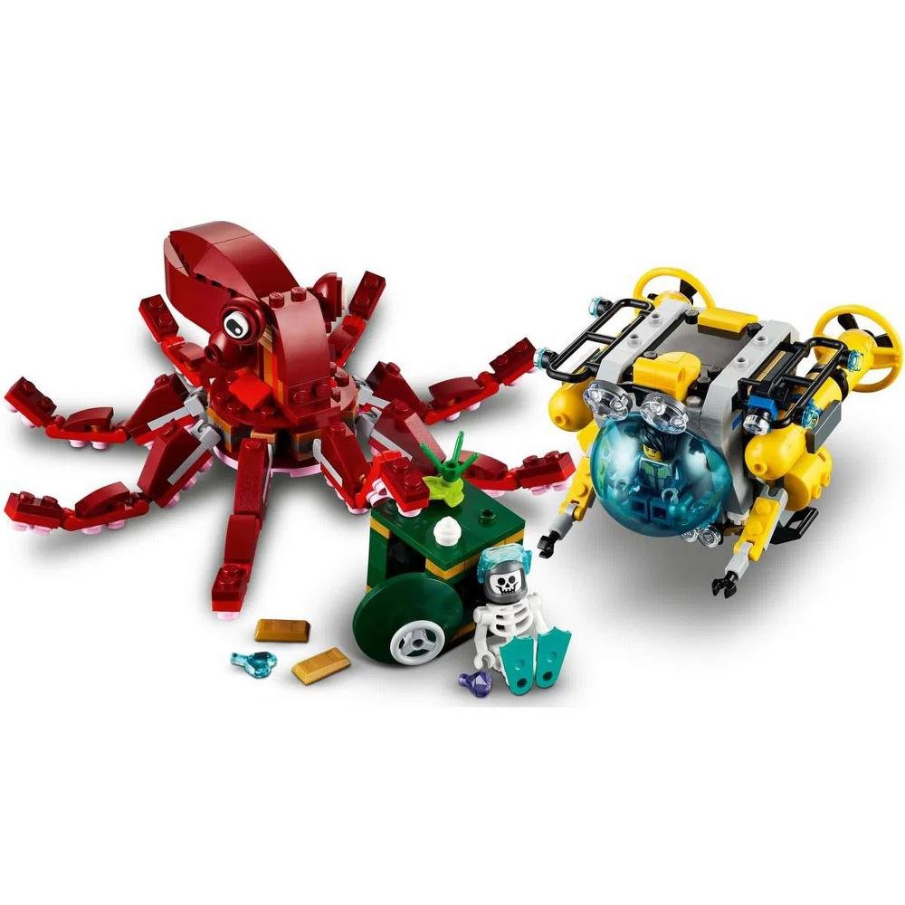 LEGO Creator 3 em 1 Missao do Tesouro Afundado 522 Pcs 31130 - Imagem 2