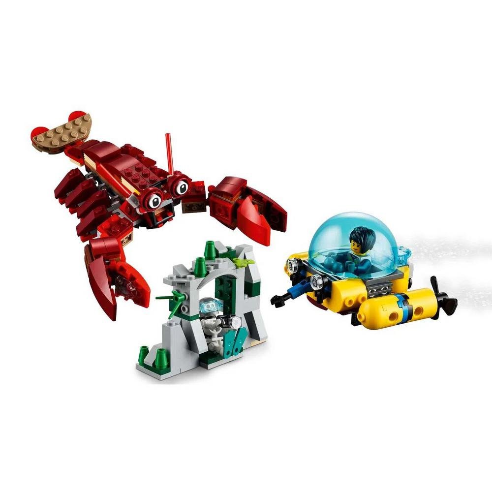 LEGO Creator 3 em 1 Missao do Tesouro Afundado 522 Pcs 31130 - Imagem 4