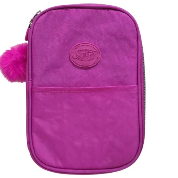 Estojo Box Nylon Case Rosa Pink Daterra