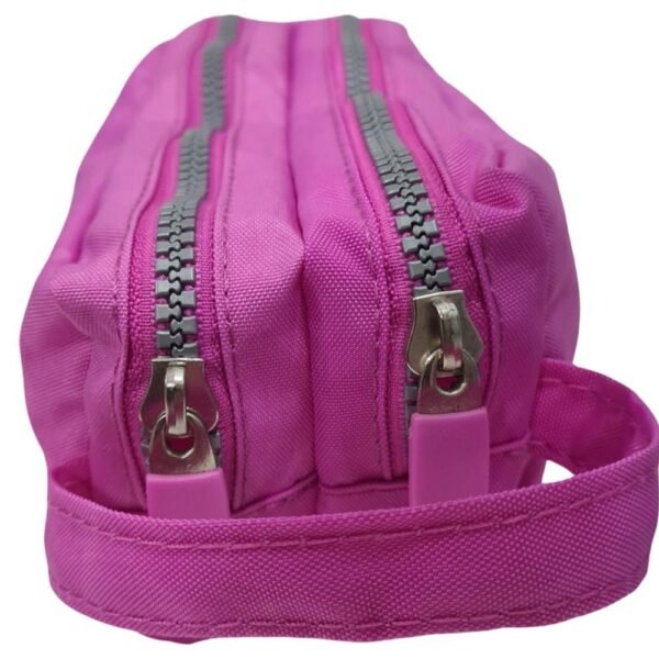 Estojo Duplo Nylon Rosa Daterra - Imagem 2
