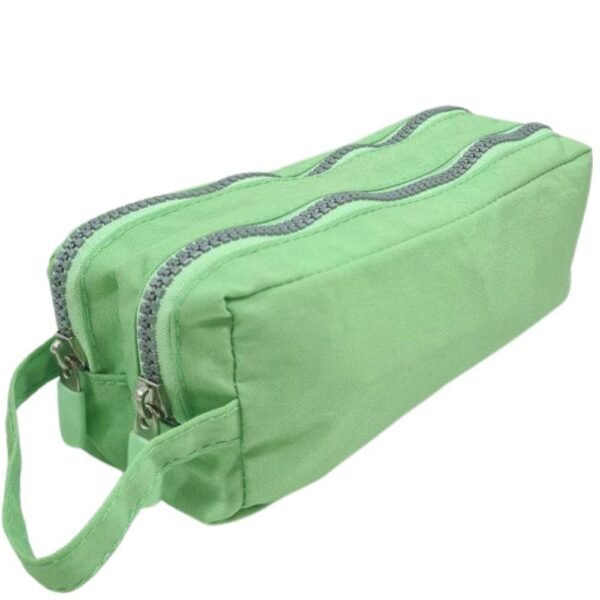 Estojo Duplo Nylon Verde Claro Daterra