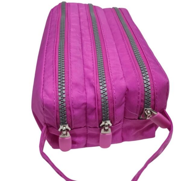 Estojo Triplo Nylon Rosa Daterra - Imagem 2