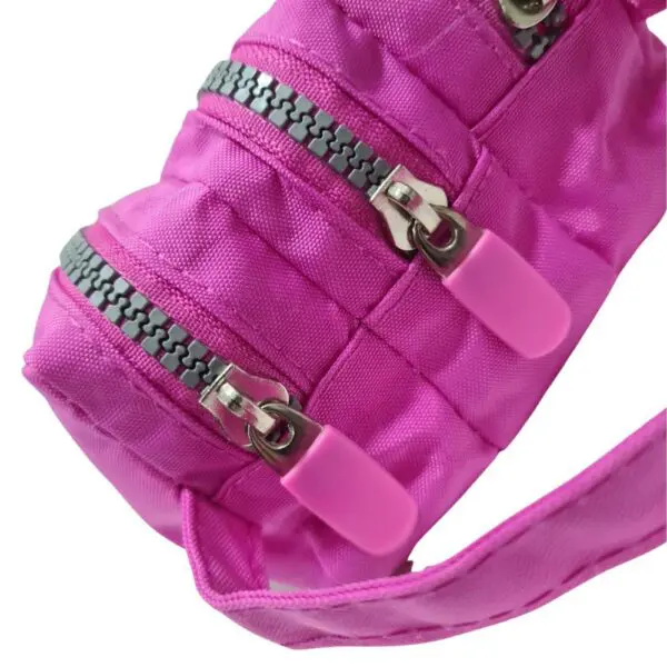 Estojo Triplo Nylon Rosa Daterra - Imagem 3