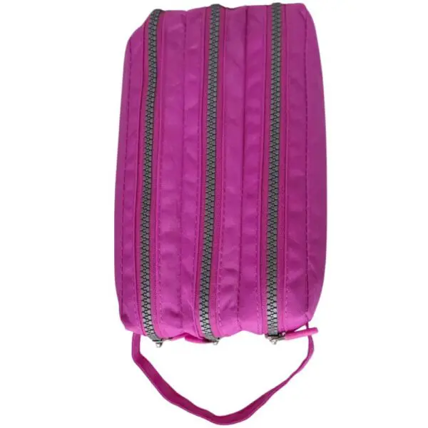 Estojo Triplo Nylon Rosa Daterra