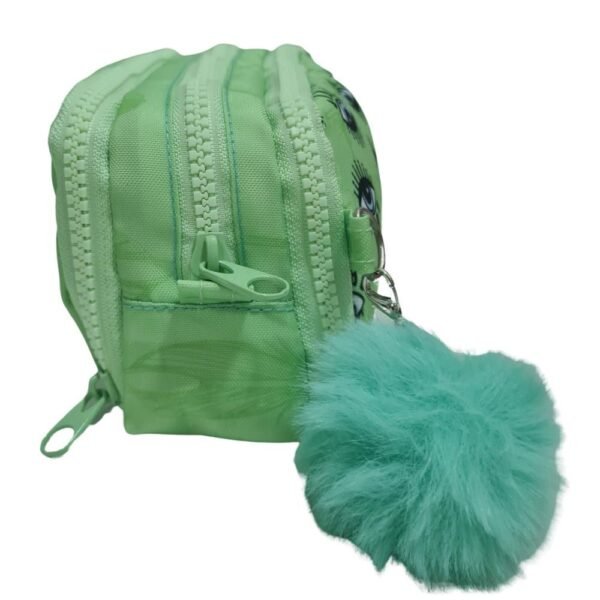 Estojo Triplo Nylon Verde Olho Daterra - Imagem 2