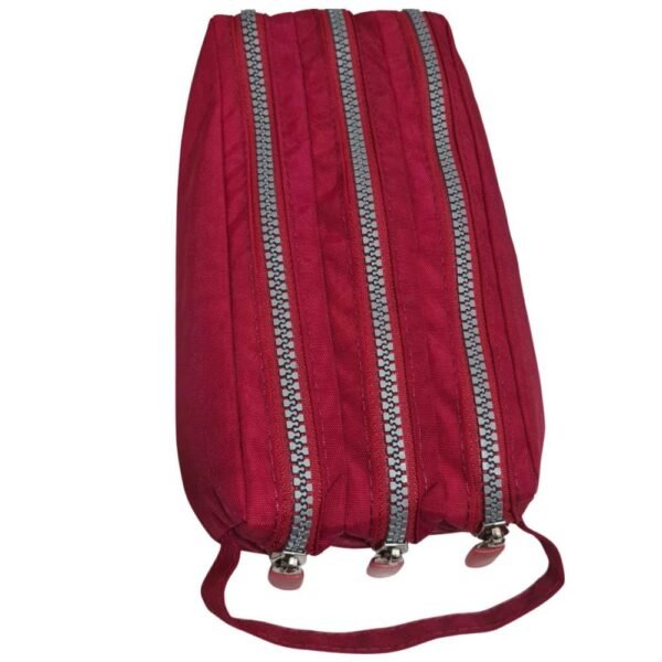 Estojo Triplo Nylon Vermelho Daterra