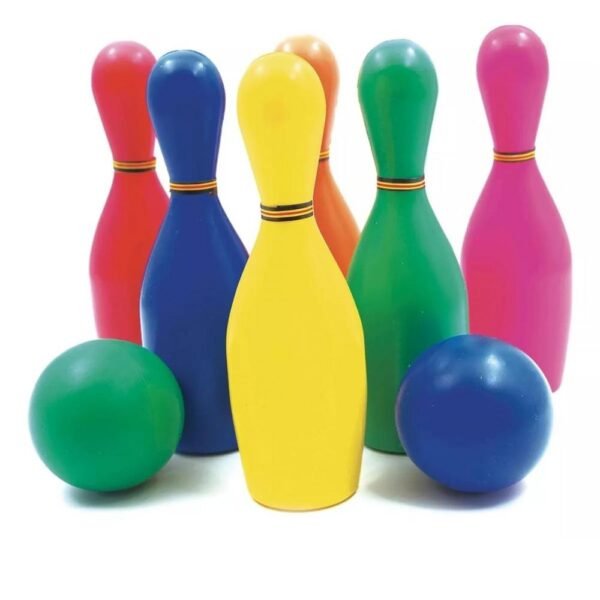 Jogo de Boliche Infantil 6 Pinos e 2 Bolas Pica Pau - Imagem 3