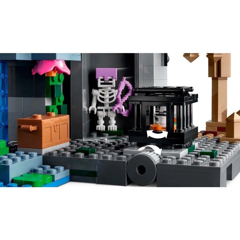 LEGO Minecraft A Masmorra dos Esqueletos 364 Pecas 21189 - Imagem 3