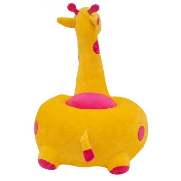 Puff Pelucia Girafa Amarelo 48Cm Fofy - Imagem 3