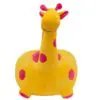 Puff Pelucia Girafa Amarelo 48Cm Fofy - Imagem 4