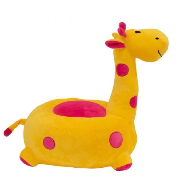 Puff Pelucia Girafa Amarelo 48Cm Fofy - Imagem 2