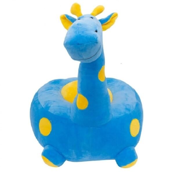 Puff Girafa Pelúcia Azul 48cm Fofy - Imagem 3