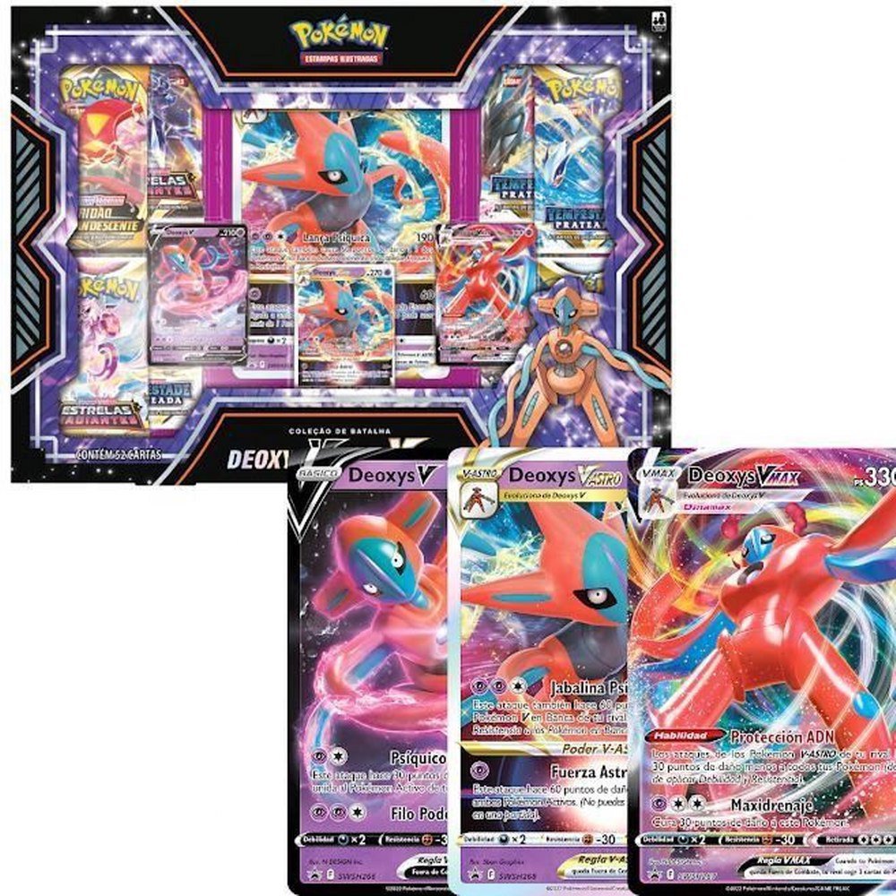 Jogo de Cartas Pokémon - Batalha V - Deoxys V - Copag