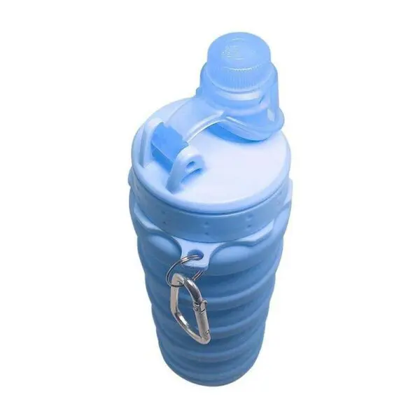 Garrafa Silicone Dobravel Retratil 500Ml Redstar Sport - Imagem 3