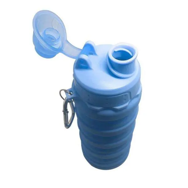 Garrafa Silicone Dobravel Retratil 500Ml Redstar Sport - Imagem 2