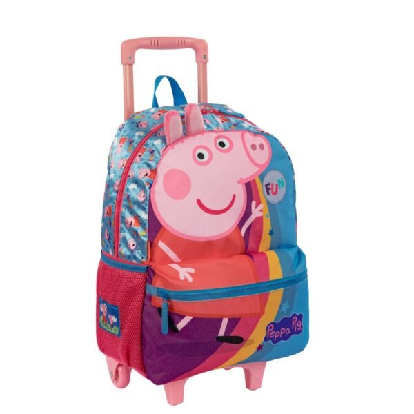 Kit Mochila de Rodinha + Lancheira Peppa Plus Core G 066213 - Imagem 3