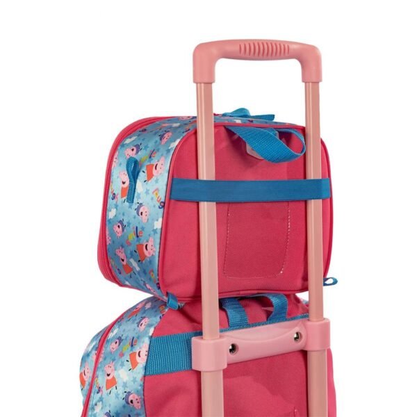 Kit Mochila de Rodinha + Lancheira Peppa Plus Core G 066213 - Imagem 2