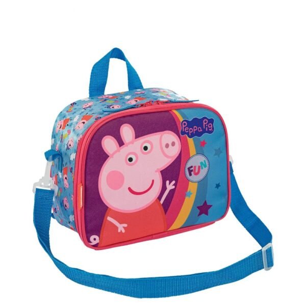 Kit Mochila de Rodinha + Lancheira Peppa Plus Core G 066213 - Imagem 5