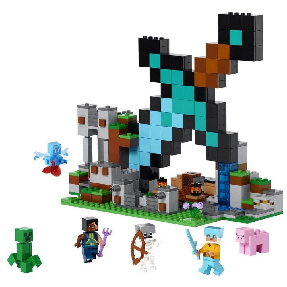 LEGO Minecraft - O Posto Avançado da Espada 427 Pecas 21244 - Imagem 2