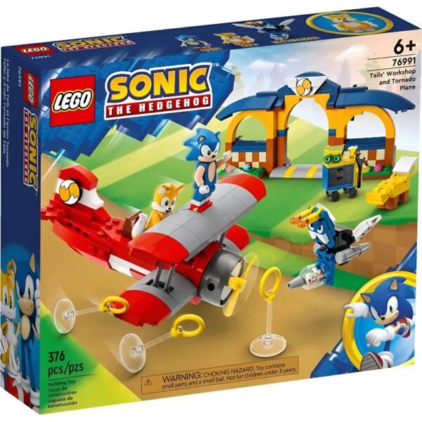 LEGO Sonic the Hedgehog Oficina do Tails Aviao Tornado 76991