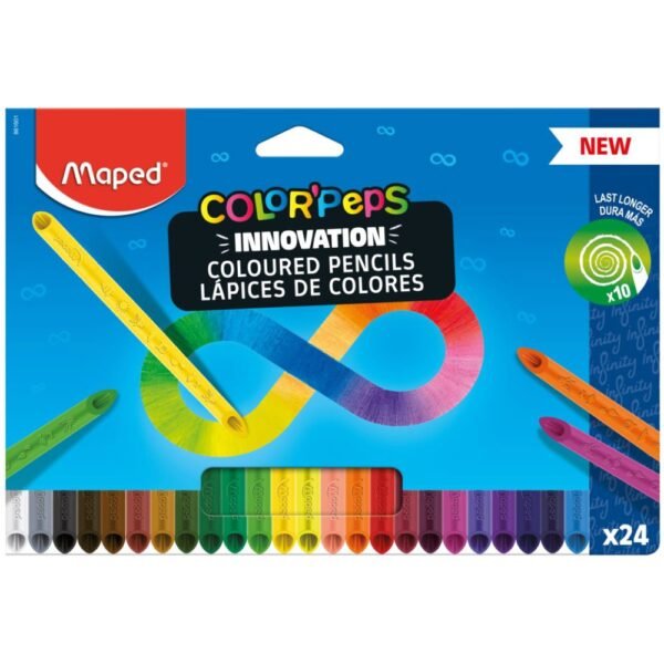 Lapis de Cor Maped 24 Cores Infinity Colorpeps