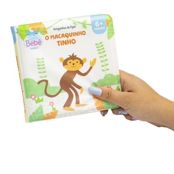 Livro de Banho Amiguinhos da Agua O Macaquinho Tinho TL - Image 4