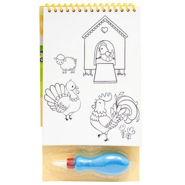 Livro de Colorir Aquabook Fazenda Todo Livro - Imagem 3