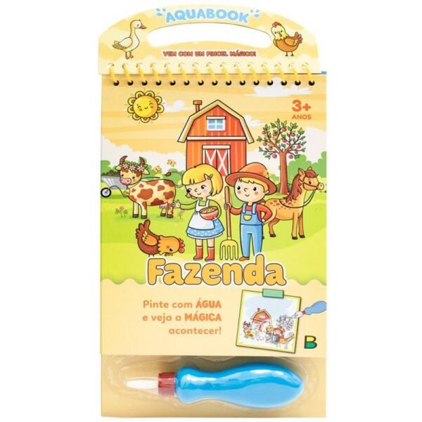 Livro de Colorir Aquabook Fazenda Todo Livro