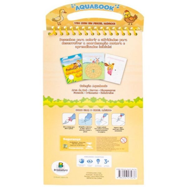 Livro de Colorir Aquabook Fazenda Todo Livro - Imagem 2