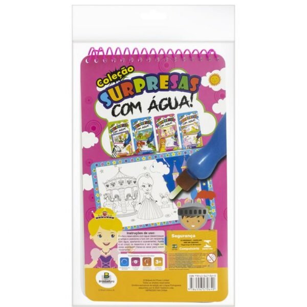 Livro de Colorir Surpresas Com a Agua Princesas Todo Livro - Image 2