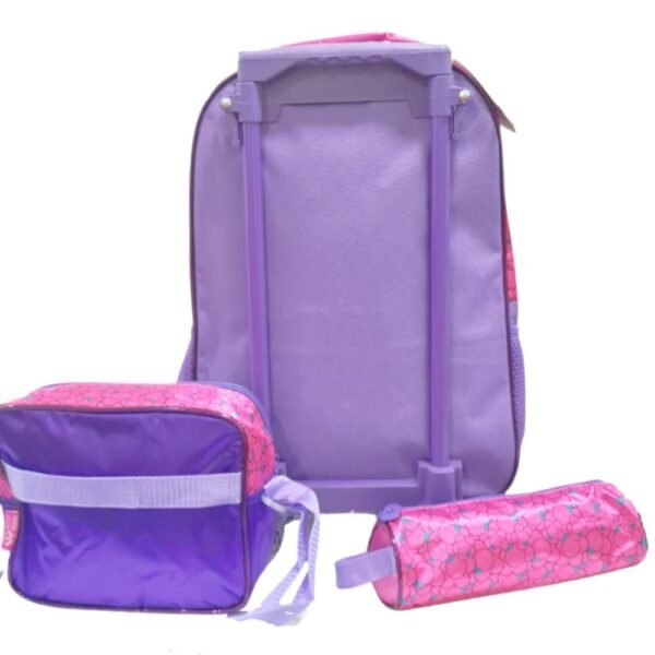 Mochila de Rodinha Urso Boneca + Lancheira + Estojo Winth - Imagem 3