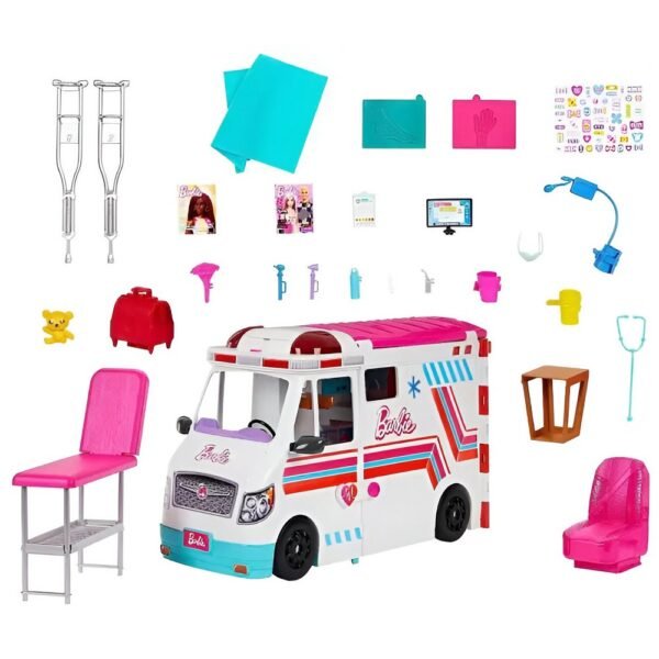 Barbie Ambulancia e Clinica Movel HKT79 - Imagem 2