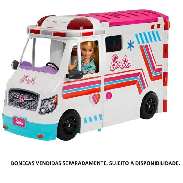 Barbie Ambulancia e Clinica Movel HKT79