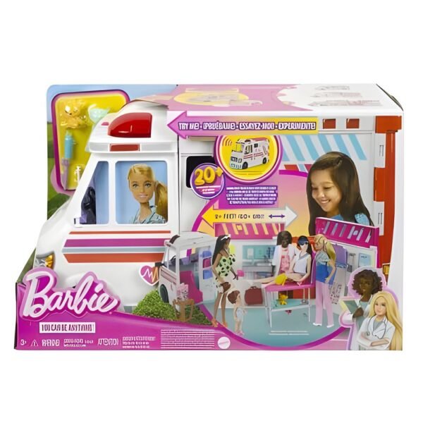 Barbie Ambulancia e Clinica Movel HKT79 - Imagem 3