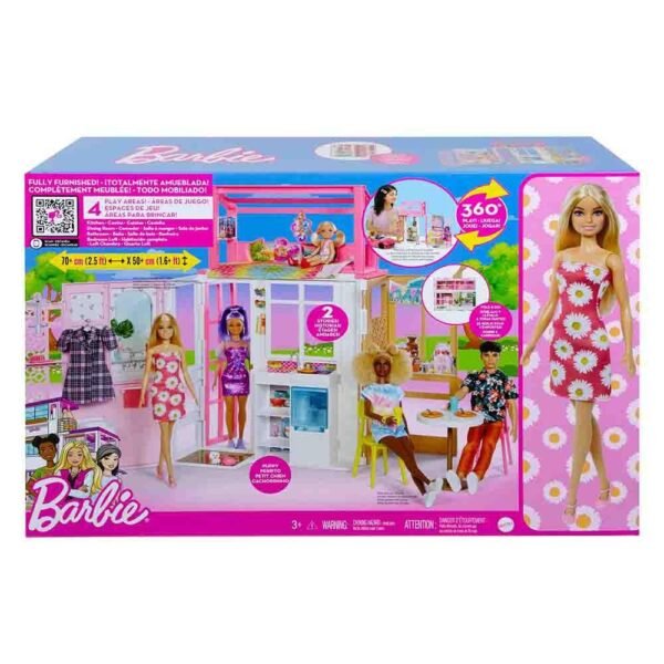 Barbie Casa Glam Estate com Boneca +3 Anos Mattel - Image 6
