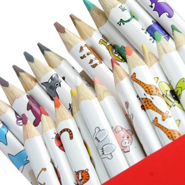 Lapis de Cor Triangular Jumbo 24 Cores Faber Castell - Imagem 2