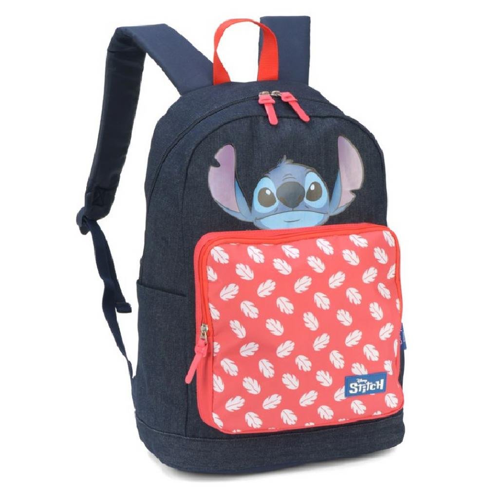 Mochila De Costas Lilo E Stitch Azul Luxcel – Papelaria Pigmeu