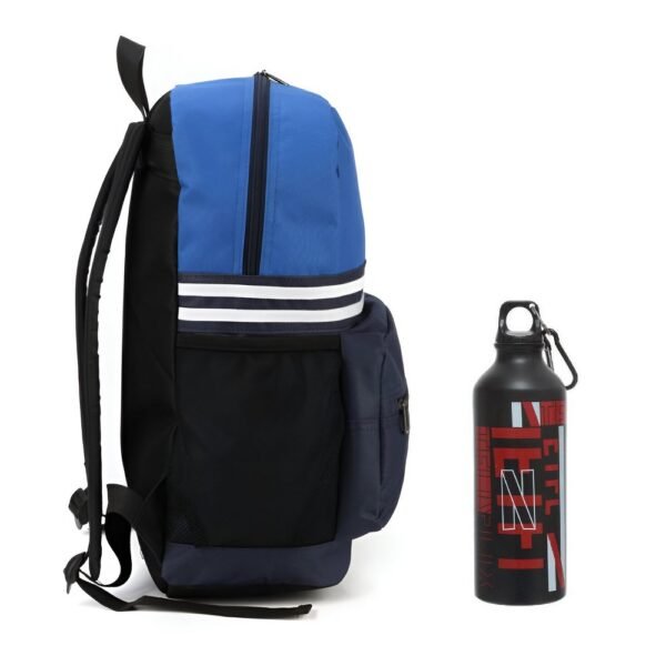 Mochila de Costas ADV Az Marinho/Azul Royal +Garrafa Netflix - Imagem 3