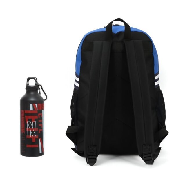 Mochila de Costas ADV Az Marinho/Azul Royal +Garrafa Netflix - Imagem 4