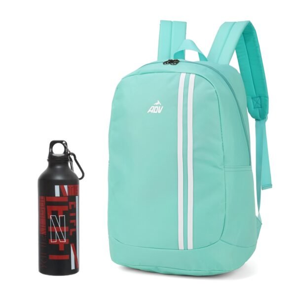 Mochila de Costas ADV Verde Claro +Garrafa Netflix MS47325AV - Imagem 2