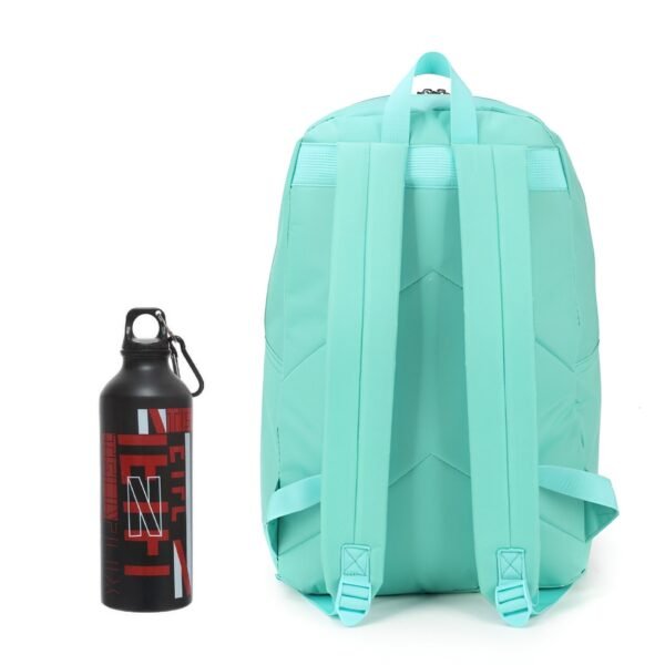 Mochila de Costas ADV Verde Claro +Garrafa Netflix MS47325AV - Imagem 4