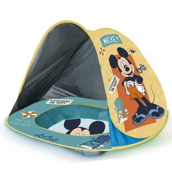 Barraca Infantil de Praia Com Piscina Mickey Com Protecao Uv