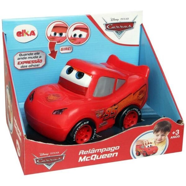 Carrinho Relampago Mcqueen Muda Expressao Disney Elka