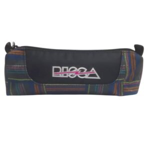 Estojo Escolar Juvenil Linhas Color Preto Risca RTEX77206