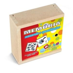 Jogo Da Memoria Numerais E Quantidades 40 Pecas Carlu 1233