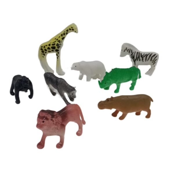 Kit 8 Animais Vida Animal Selvagens Pica Pau - Imagem 2