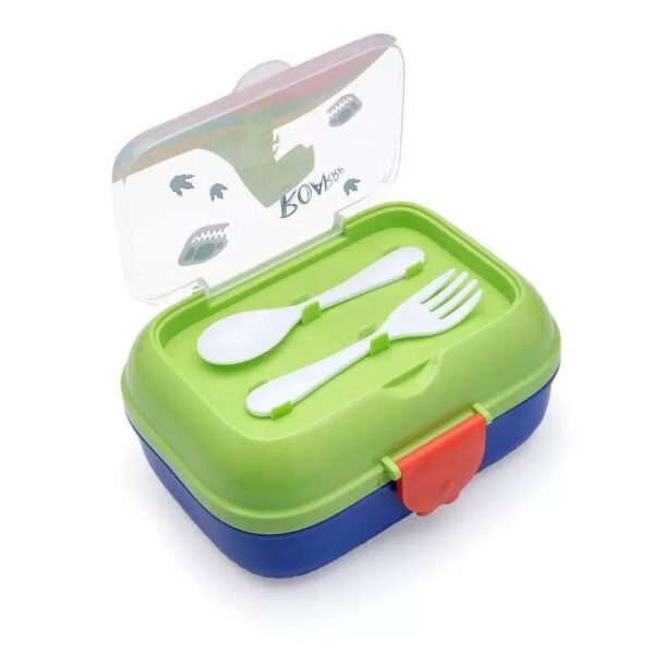 Kit Lanche Dino Garrafa Plastica 500ml+Marmita 700ml LeoeLeo - Imagem 3