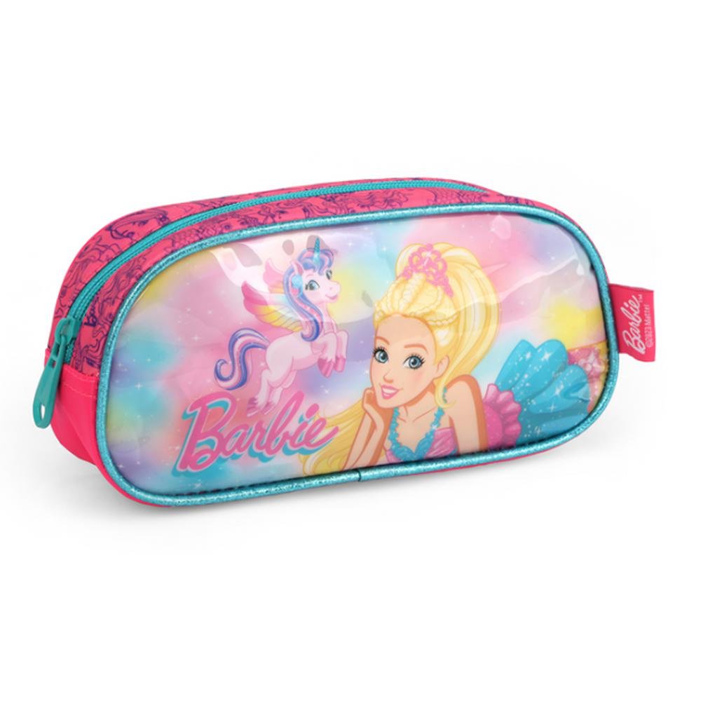 Kit Mochila De Rodinha Barbie Princesa +Lancheira +Estojo - Imagem 6