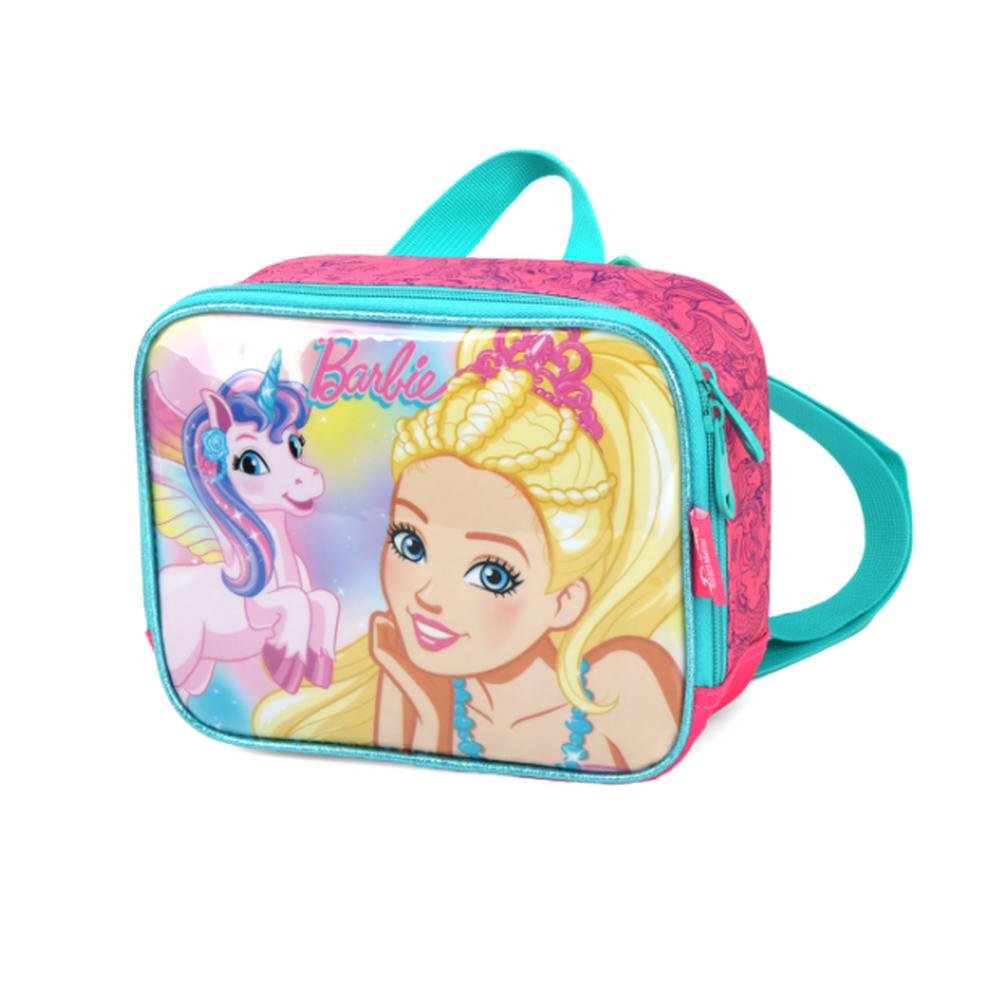 Kit Mochila De Rodinha Barbie Princesa +Lancheira +Estojo - Imagem 4